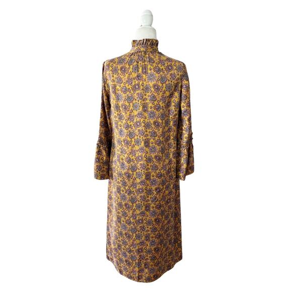 Julie Fagerholt Heartmade Silk Maxi Dress Medium Yellow - Picture 6 of 11
